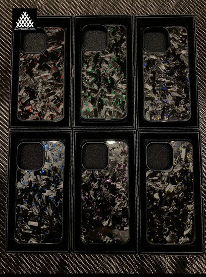 Custodia in Vera Fibra di Carbonio Forgiata per Apple AirPods Pro (1ª, 2ª e 3ª Generazione) e AirPods 4