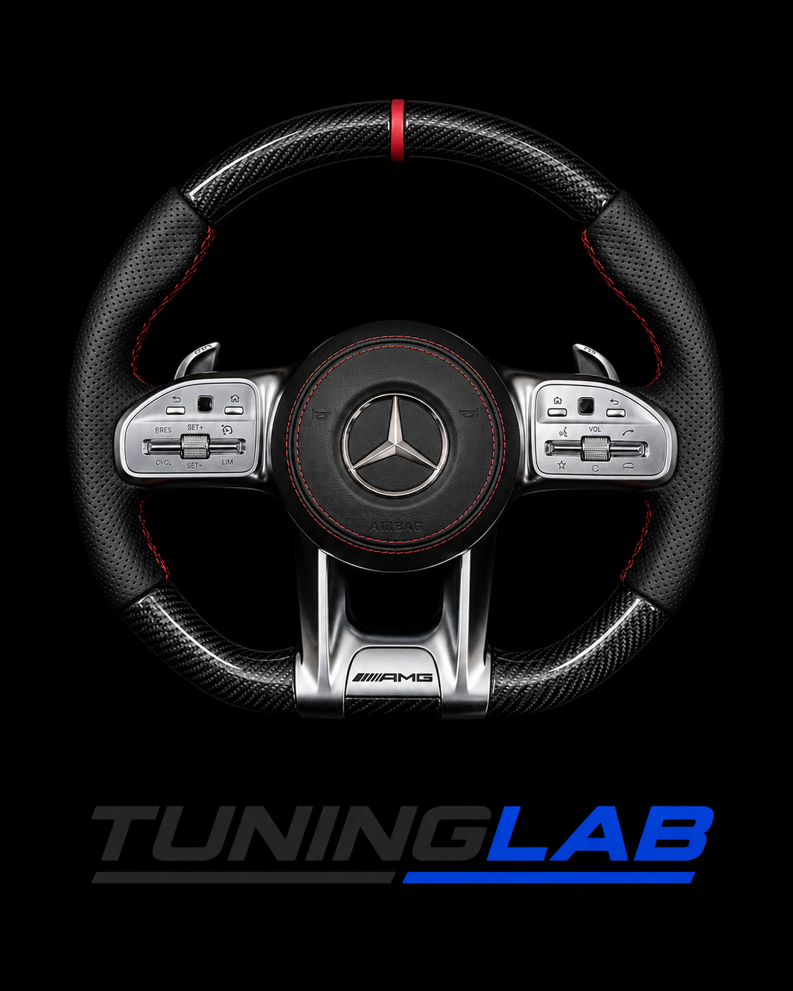 Volante Mercedes-AMG Performance in Carbonio – Personalizzabile