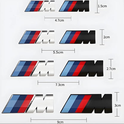 Emblema/Logo 3D in ABS per auto, accessorio decorativo per bagagliaio posteriore, compatibile con BMW M M1 M2 M3 M4 M5 M6 X7M X2M X4M X3M X5M X6M