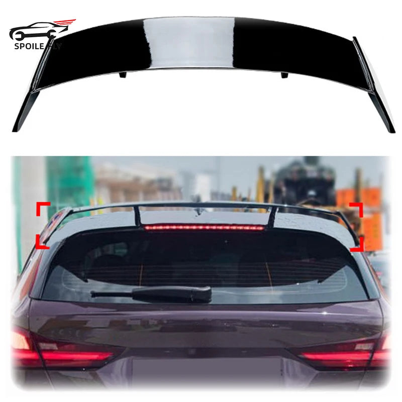 Spoiler posteriore in ABS di alta qualità per BMW Serie 1 F40 F70 116i 118i Standard 2019 - 2025, alettone per bagagliaio, nero lucido, kit Bdoy.