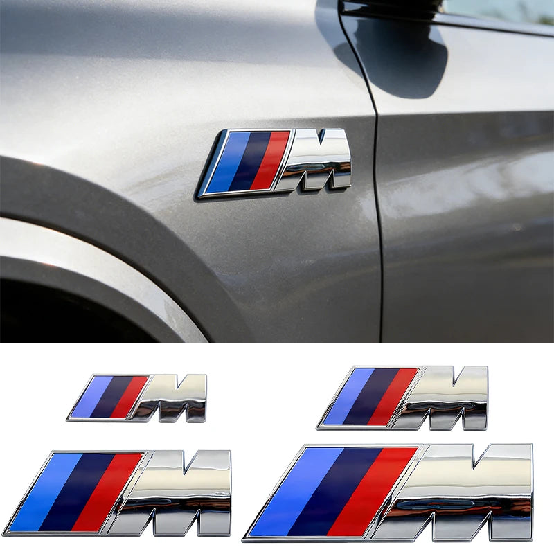 Emblema/Logo 3D in ABS per auto, accessorio decorativo per bagagliaio posteriore, compatibile con BMW M M1 M2 M3 M4 M5 M6 X7M X2M X4M X3M X5M X6M