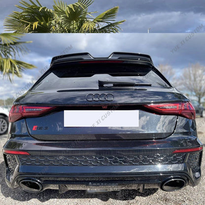 Per Audi A3 S3 RS3 8Y Sportback 2021-2024 Spoiler posteriore per bagagliaio e tetto, splitter per il corpo del kit carrozzeria.