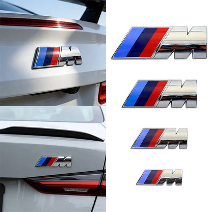 Emblema/Logo 3D in ABS per auto, accessorio decorativo per bagagliaio posteriore, compatibile con BMW M M1 M2 M3 M4 M5 M6 X7M X2M X4M X3M X5M X6M