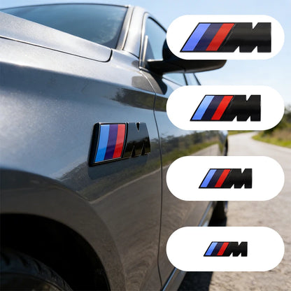 Emblema/Logo 3D in ABS per auto, accessorio decorativo per bagagliaio posteriore, compatibile con BMW M M1 M2 M3 M4 M5 M6 X7M X2M X4M X3M X5M X6M