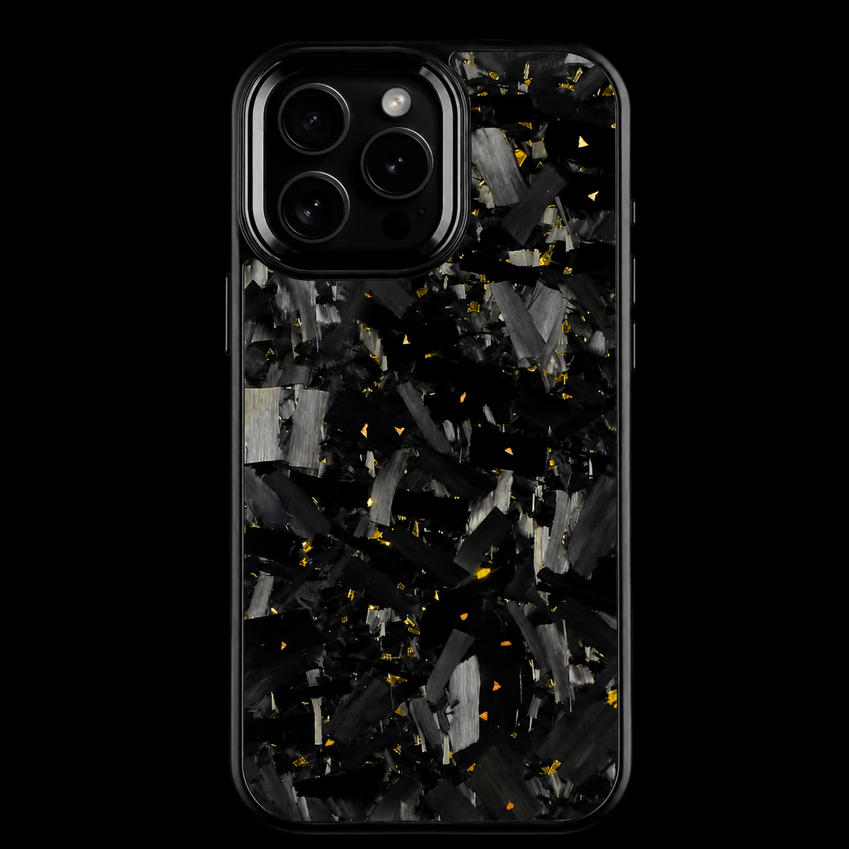 Custodia in Vera Fibra di Carbonio Forgiata per Apple Iphone