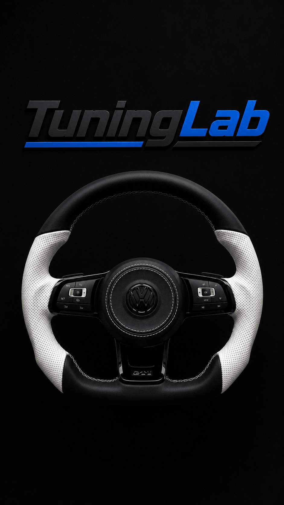 GOLF 7.5 Black and White - TuningLabTuningLabGOLF 7.5 Black and WhiteGOLF 7.5 Black and WhiteTuningLab